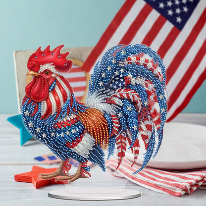 Independence Day Diamond Painting Tabletop Ornaments Kit for Adults Beginner