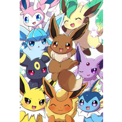 Pokémon - 11CT Stamped Cross Stitch 40*60CM