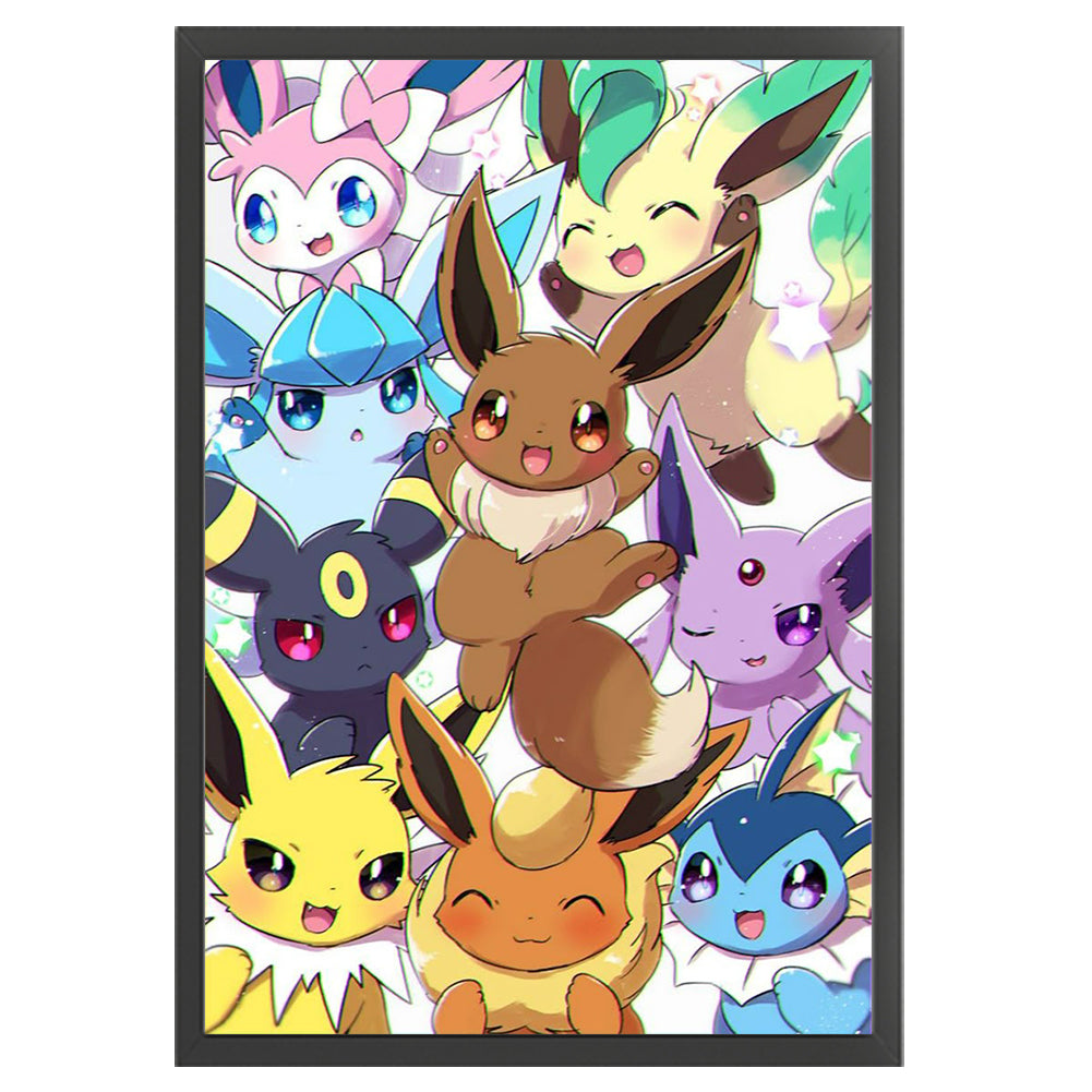 Pokémon - 11CT Stamped Cross Stitch 40*60CM
