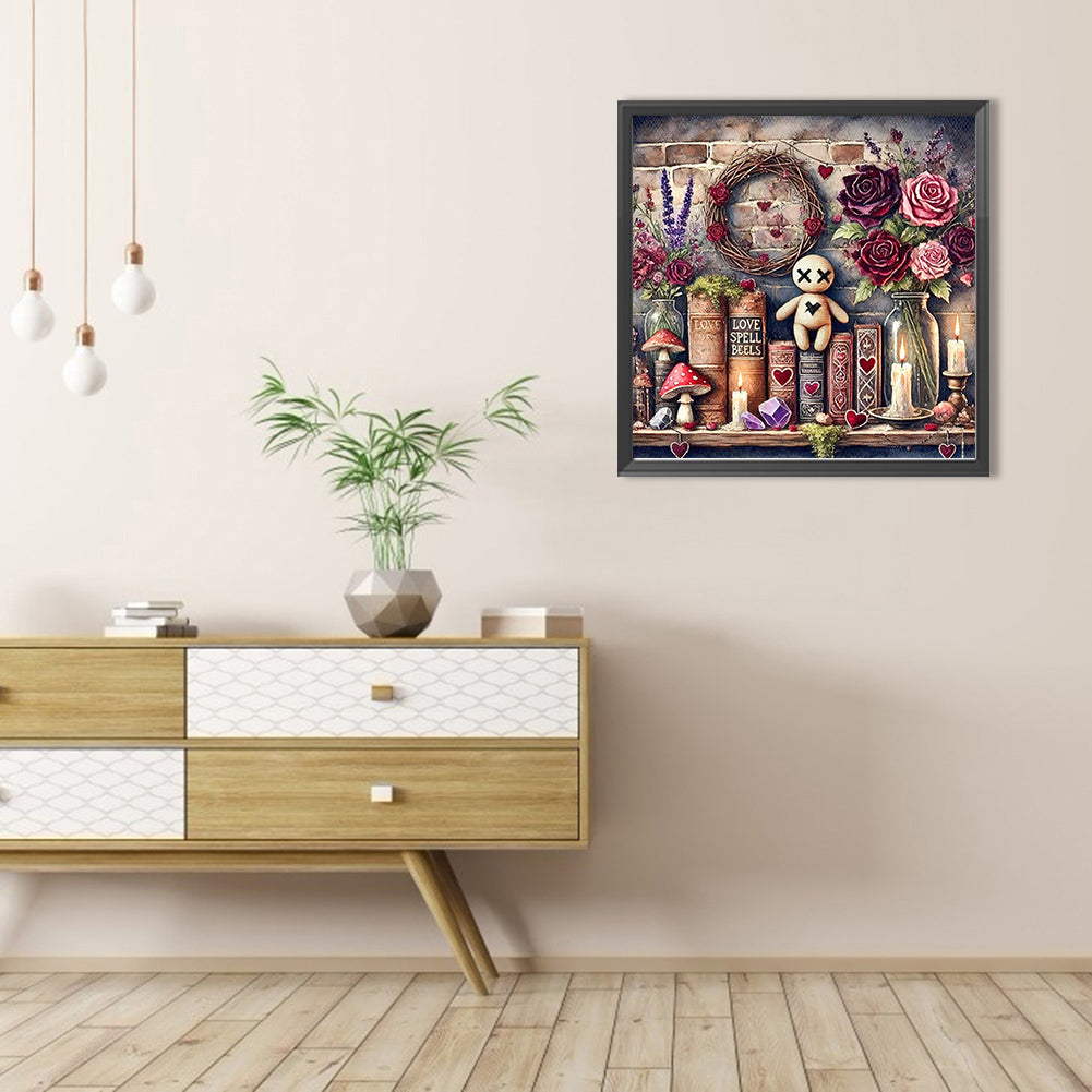 Love Spell - Full AB Round Drill Diamond Painting 40*40CM