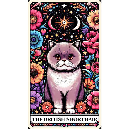 British Shorthair Cat - Full AB Round Drill Diamond Painting 40*70CM