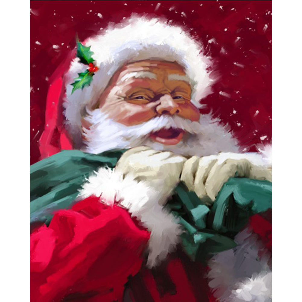 Kind Santa Claus - Full AB Round Drill Diamond Painting 40*50CM