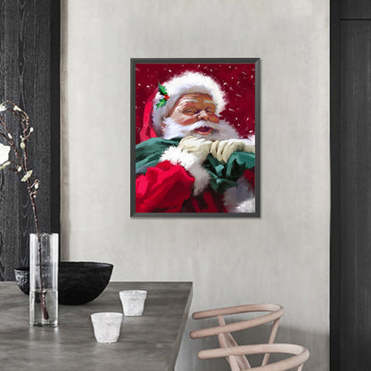 Kind Santa Claus - Full AB Round Drill Diamond Painting 40*50CM