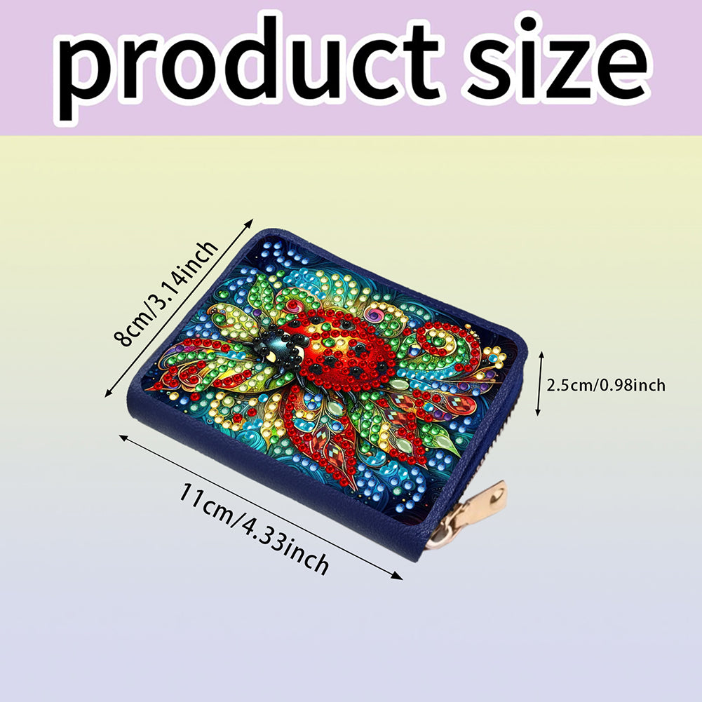 Diamond Painting Card Holder Coin Purse Diamond Art Wallet Pouch Gifts for Women