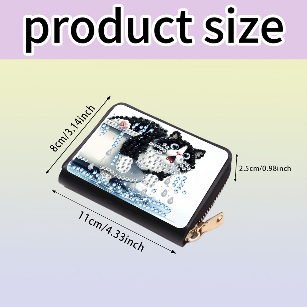 Diamond Painting Card Holder Coin Purse Diamond Art Wallet Pouch Gifts for Women