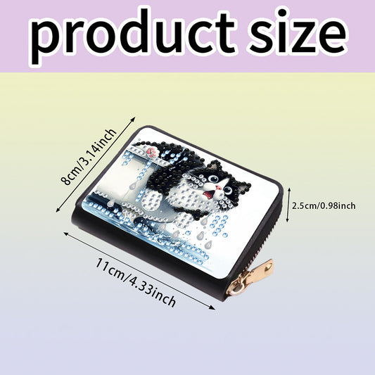 Diamond Painting Card Holder Coin Purse Diamond Art Wallet Pouch Gifts for Women