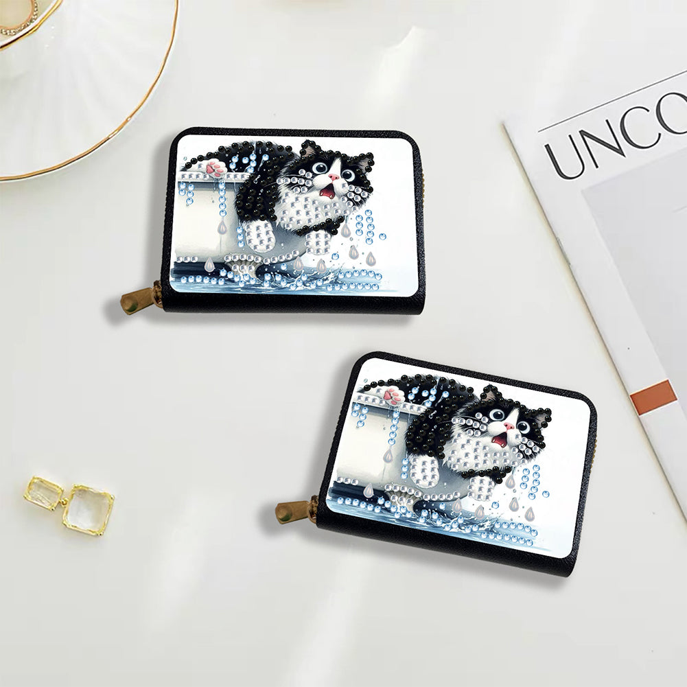 Diamond Painting Card Holder Coin Purse Diamond Art Wallet Pouch Gifts for Women