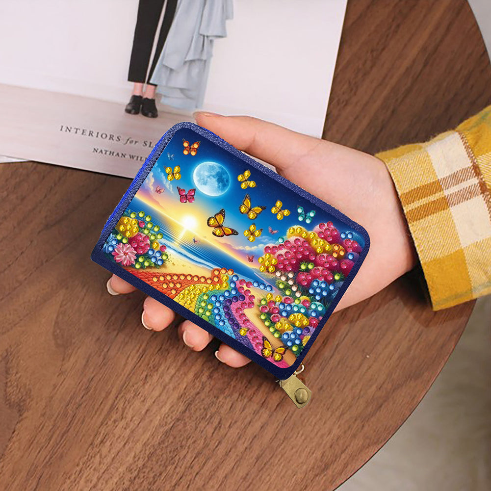Diamond Painting Card Holder Coin Purse Diamond Art Wallet Pouch Gifts for Women