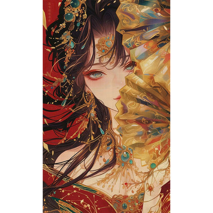 Ancient Girls - 11CT Stamped Cross Stitch 40*75CM