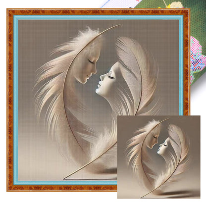 Love Dancers - 11CT Stamped Cross Stitch 45*45CM