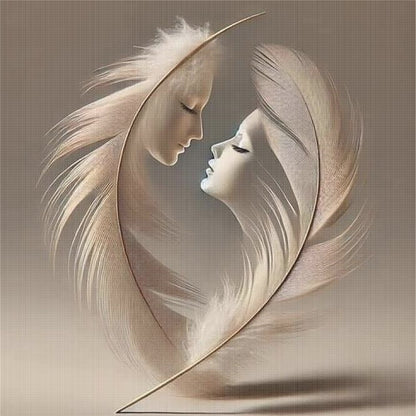 Love Dancers - 11CT Stamped Cross Stitch 45*45CM