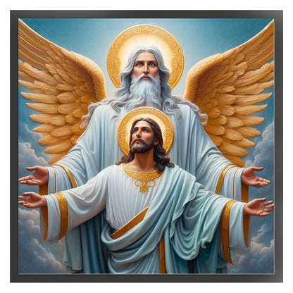 Jesus - 11CT Stamped Cross Stitch 45*45CM