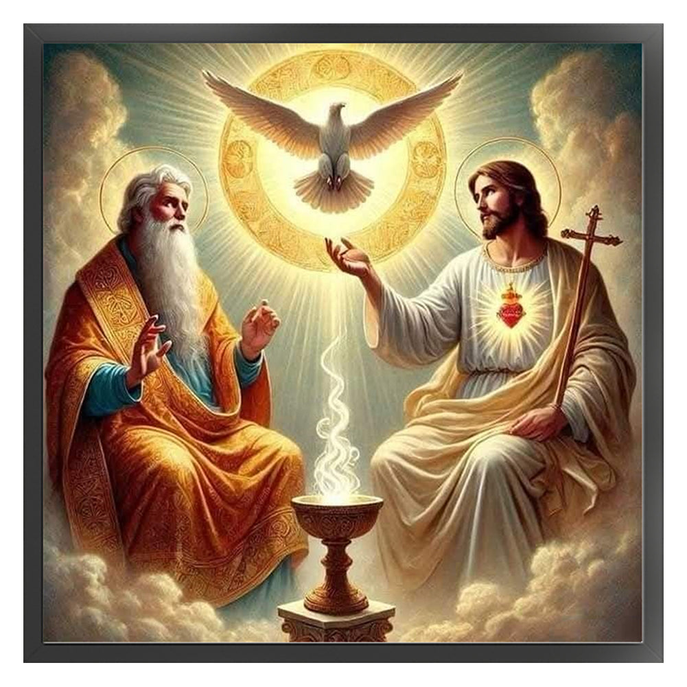 Jesus - 11CT Stamped Cross Stitch 45*45CM