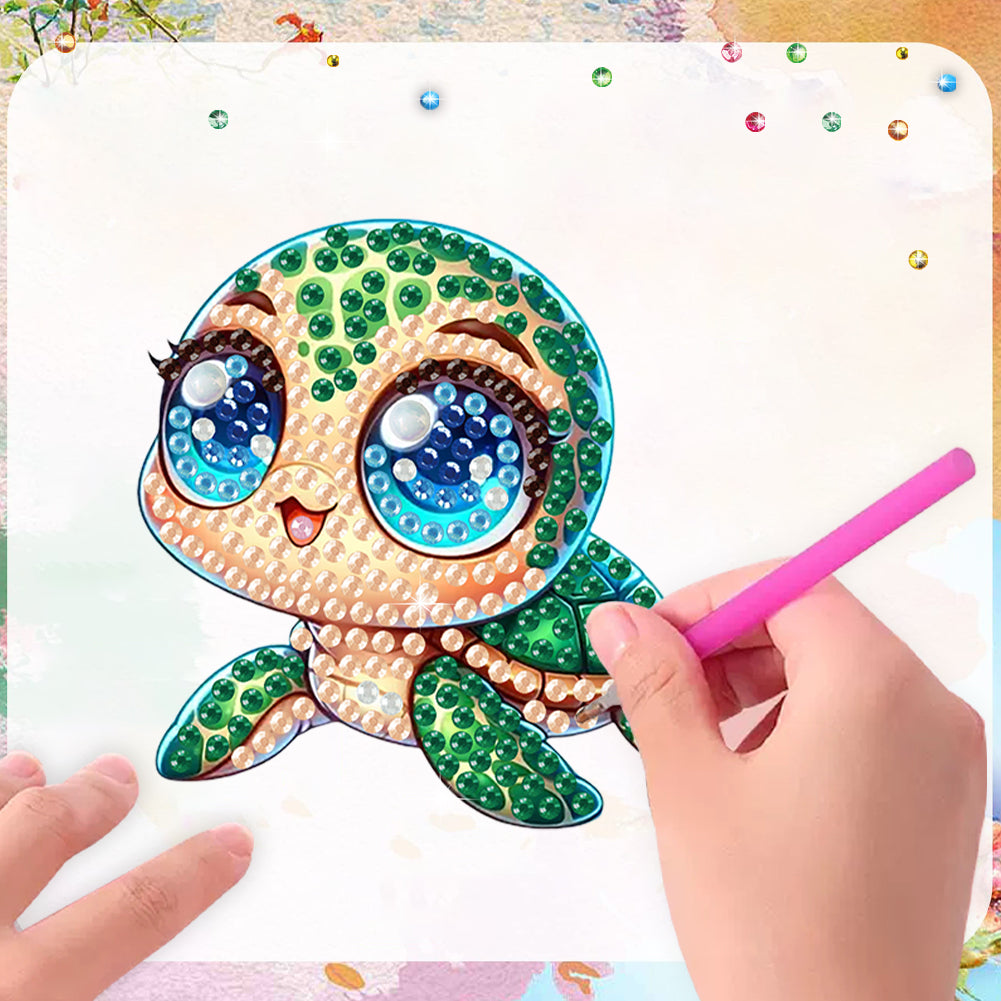6Pcs Diamond Painting Refrigerator Magnets Diamond Art Kits for Adults Beginners
