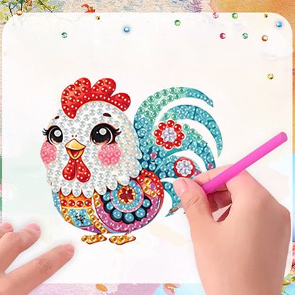 6Pcs Diamond Painting Refrigerator Magnets Diamond Art Kits for Adults Beginners
