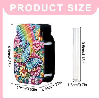 Dog Acrylic Double Sided Special Shape Diamond Painting Vase Bedroom Table Decor