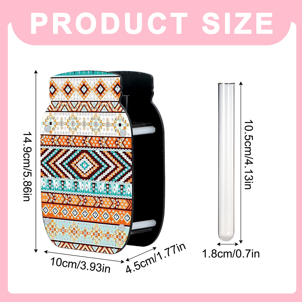 Dog Acrylic Double Sided Special Shape Diamond Painting Vase Bedroom Table Decor