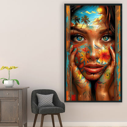 Girls - 14CT Stamped Cross Stitch 40*70CM