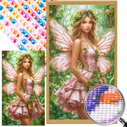 Elf Girl - Full AB Round Drill Diamond Painting 40*70CM