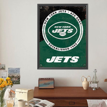 New York Jets - Full Round Drill Diamond Painting 40*50CM