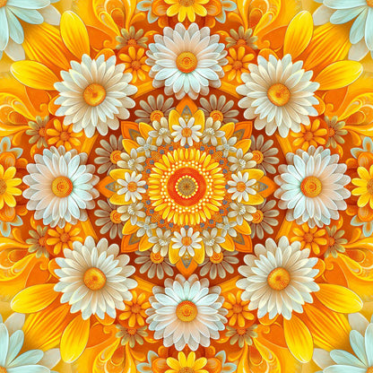 Sunflowers - Full Round Drill Diamond Painting 30*30CM