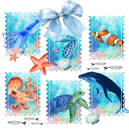 Marine Life - Full Round Drill Diamond Painting 40*40CM