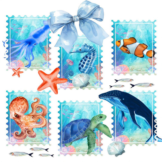 Marine Life - Full Round Drill Diamond Painting 40*40CM