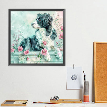 Dog - Full Round Drill Diamond Painting 40*40CM