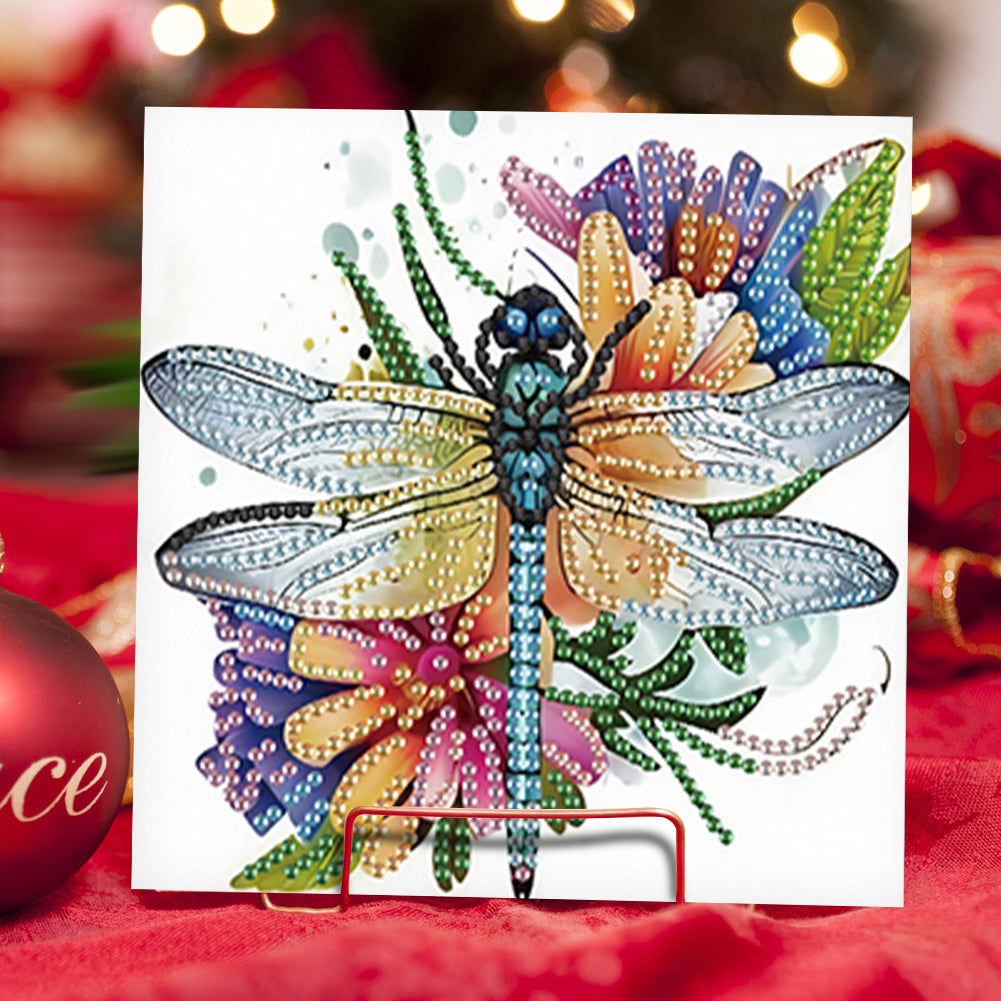 6Pcs Bouquet DIY Diamond Painting Card Diamond Drawing Card for Adults Beginners