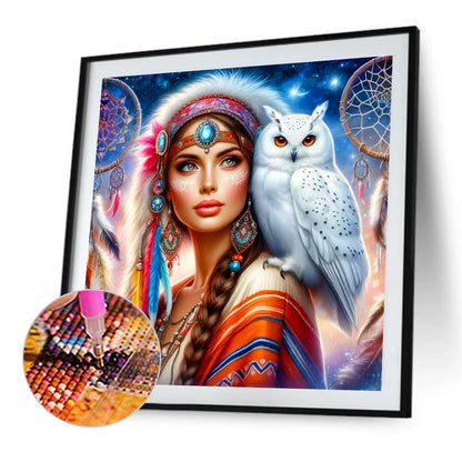 Beauty And Animals - Full Round Drill Diamond Painting 40*40CM