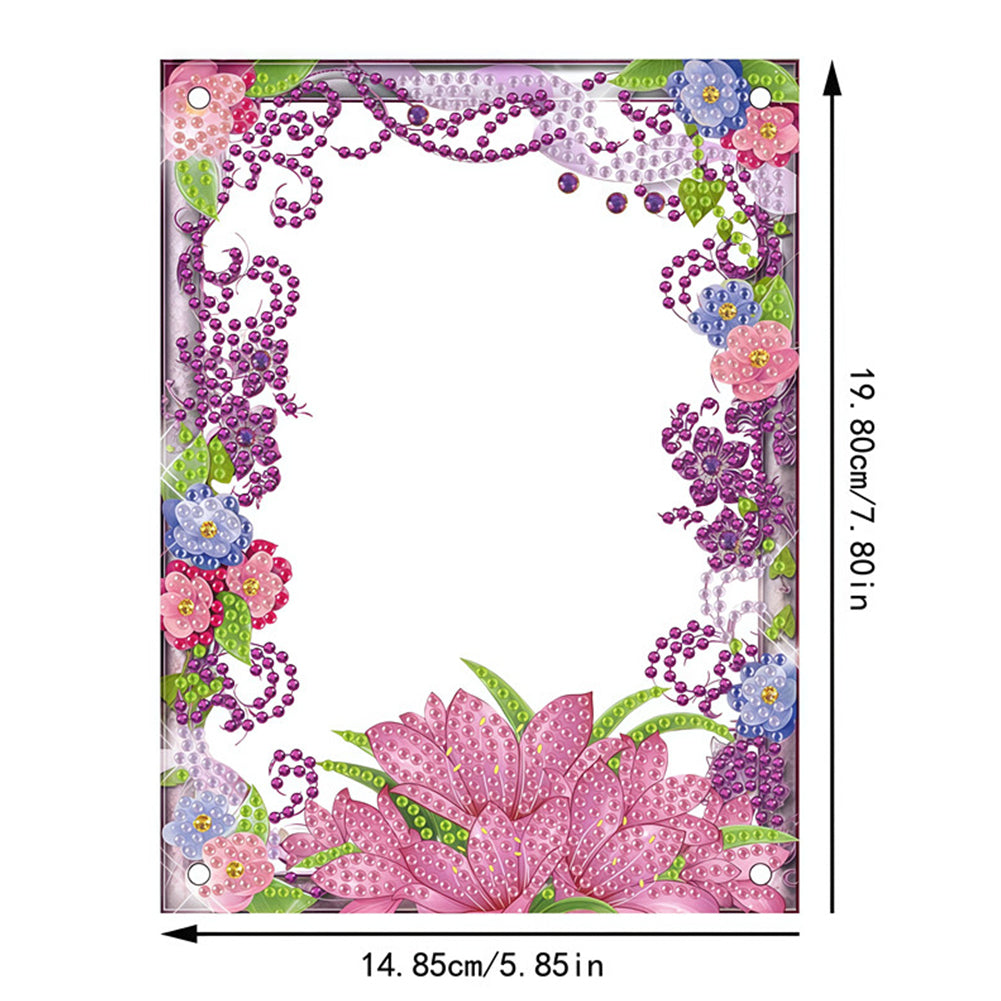Special Shape Flower Table Top Diamond Painting Frame Kits for Home Office Decor