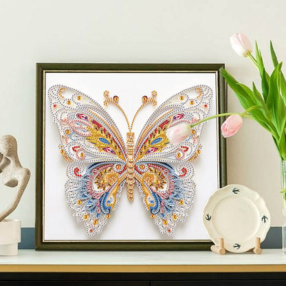Quilled Butterfly - Special Shaped Drill Diamond Painting 30*30CM