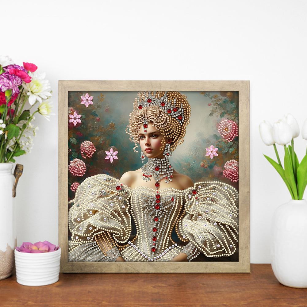 Lady Beauty - Special Shaped Drill Diamond Painting 30*30CM