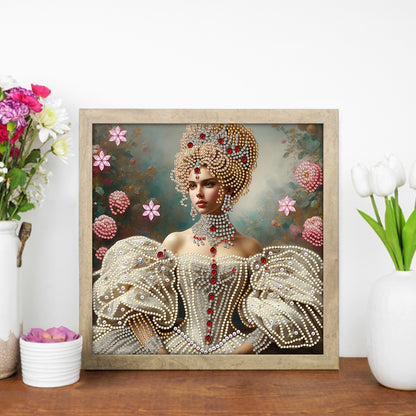 Lady Beauty - Special Shaped Drill Diamond Painting 30*30CM