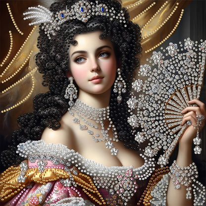Lady Beauty - Special Shaped Drill Diamond Painting 30*30CM