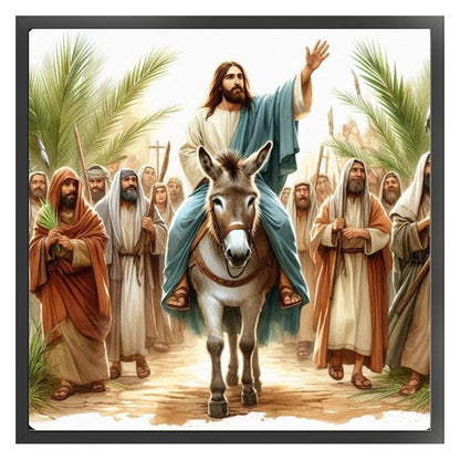 Jesus And His Disciples - 14CT Stamped Cross Stitch 40*40CM