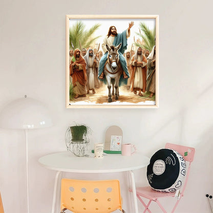 Jesus And His Disciples - 14CT Stamped Cross Stitch 40*40CM