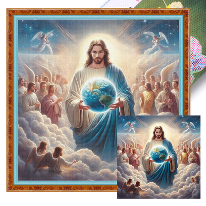 Jesus And His Disciples - 14CT Stamped Cross Stitch 40*40CM