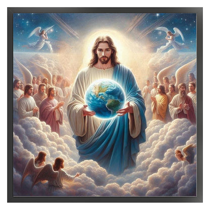 Jesus And His Disciples - 14CT Stamped Cross Stitch 40*40CM