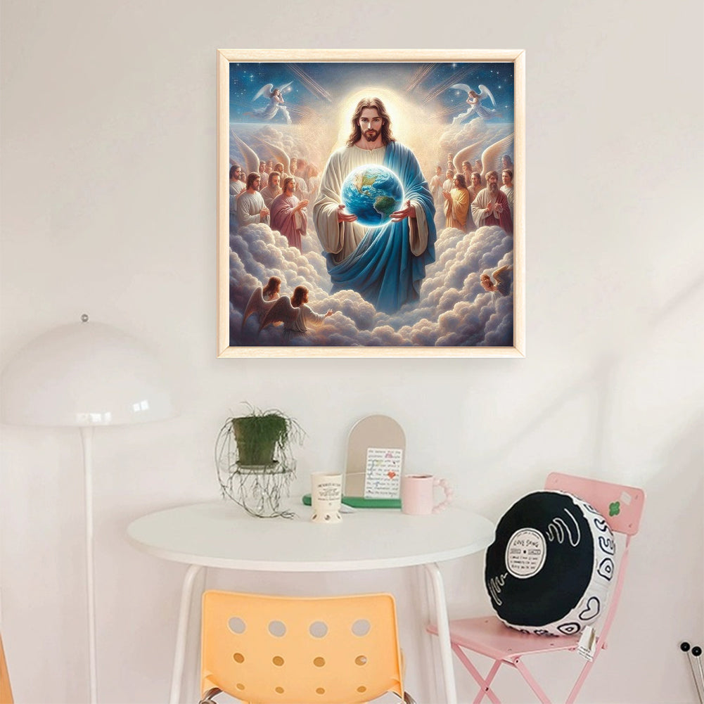 Jesus And His Disciples - 14CT Stamped Cross Stitch 40*40CM