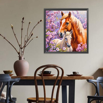 Horse - Full Round Drill Diamond Painting 40*40CM