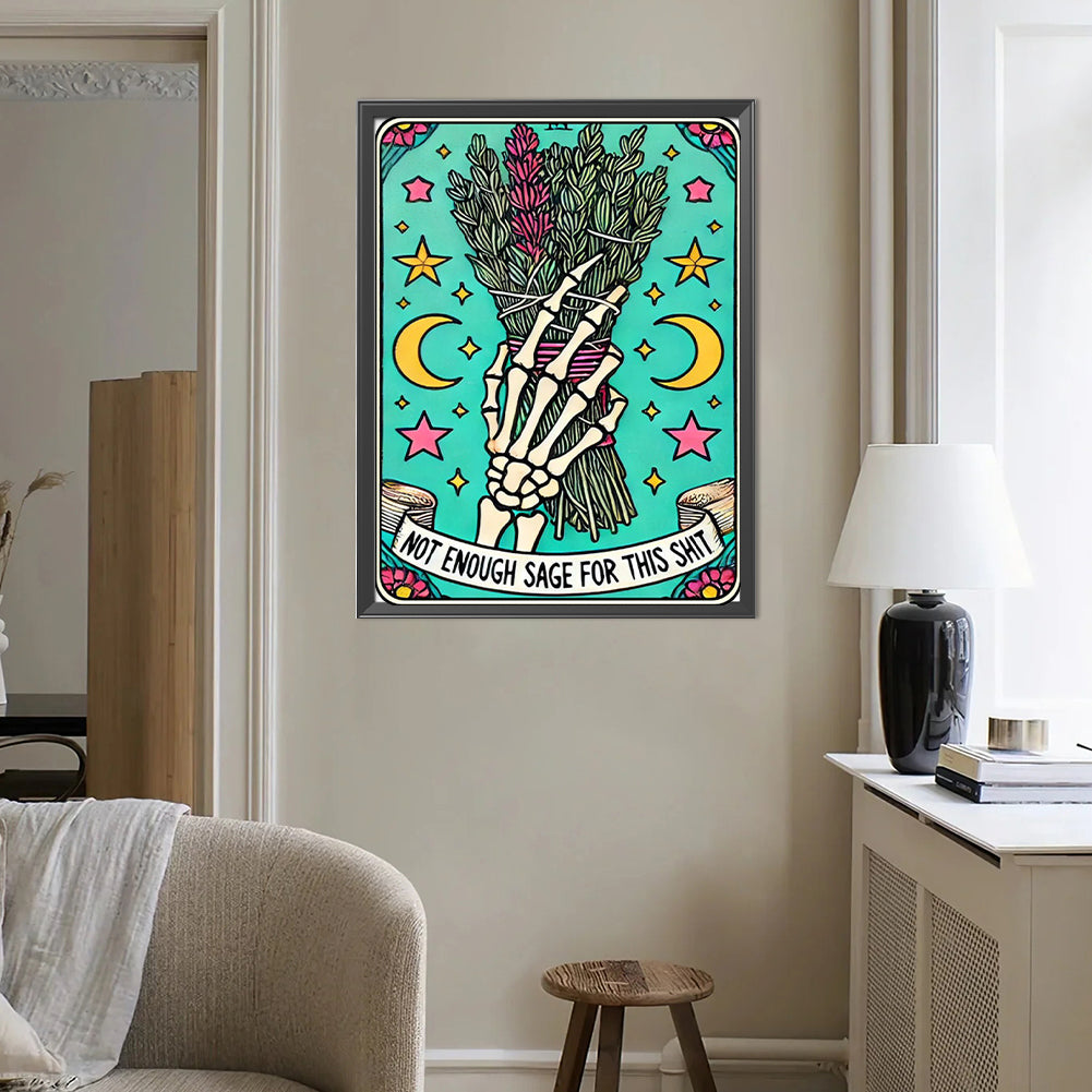 Skeleton Hand - Full Round Drill Diamond Painting 40*50CM