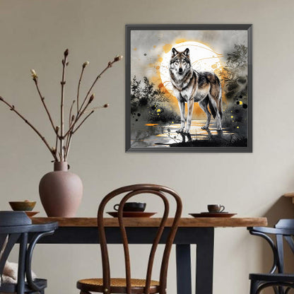 Wolf - Full Round Drill Diamond Painting 40*40CM