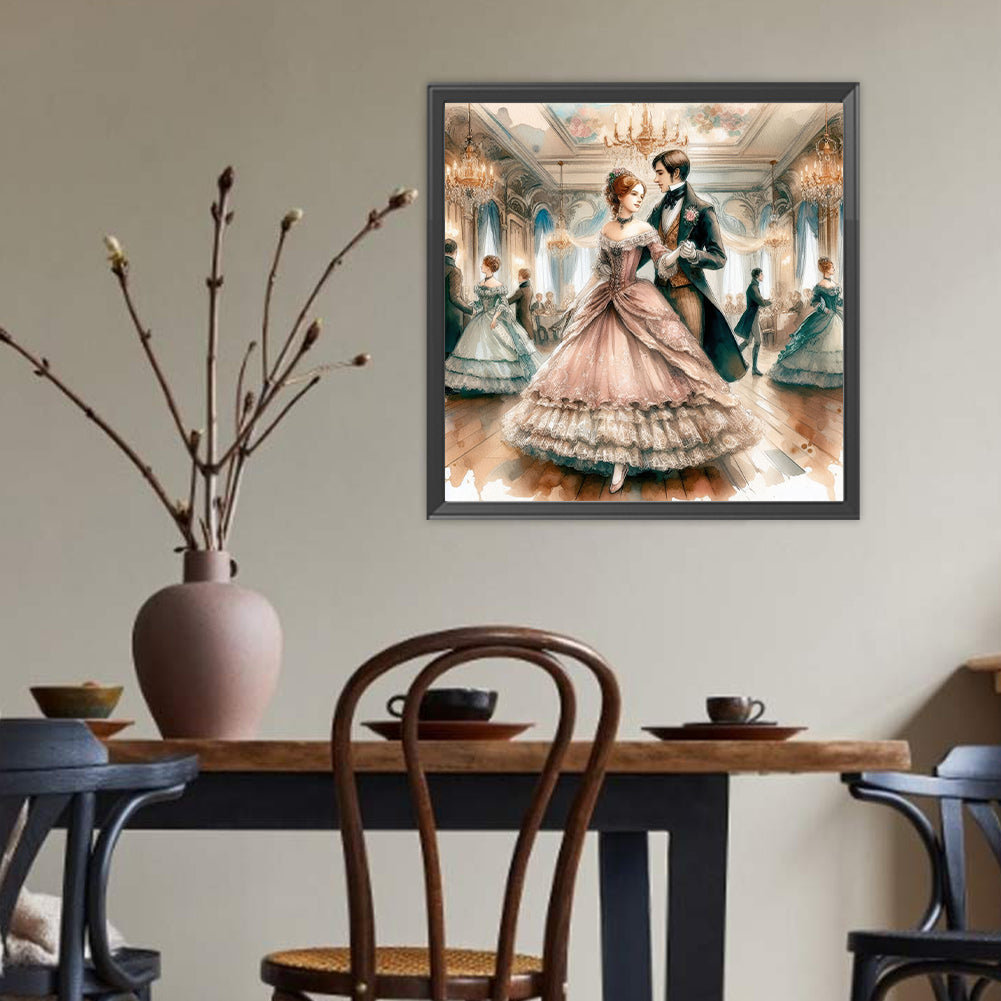 Victorian Beauty - Full Round Drill Diamond Painting 40*40CM