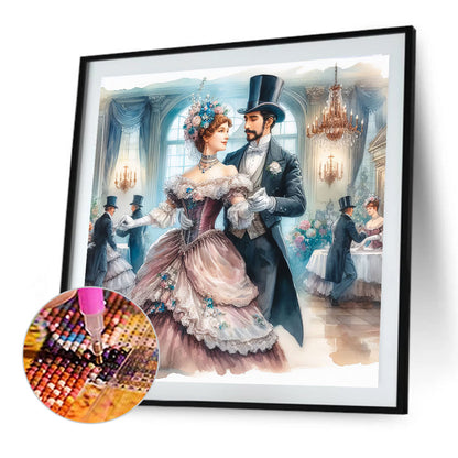 Victorian Beauty - Full Round Drill Diamond Painting 40*40CM
