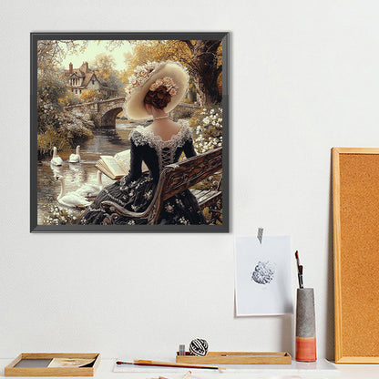 Victorian Beauty - Full Round Drill Diamond Painting 40*40CM