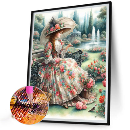 Victorian Beauty - Full Round Drill Diamond Painting 40*50CM