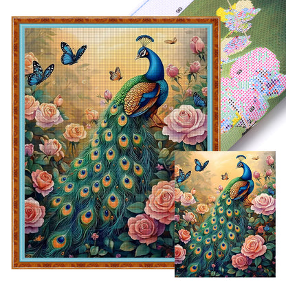 Peacock - 11CT Stamped Cross Stitch 40*50CM