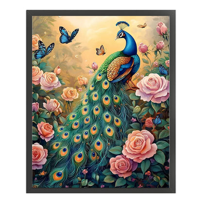Peacock - 11CT Stamped Cross Stitch 40*50CM