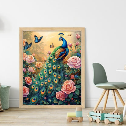 Peacock - 11CT Stamped Cross Stitch 40*50CM